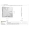 Ekena Millwork Riley EnduraWall Decorative 3D Wall Panel, White, 19 5/8"W x 19 5/8"H WP20X20RLWH - alternate 2